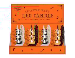 Halloween Skeleton Hand With LED Candle Halloween Skeleton Hand With LED Candle