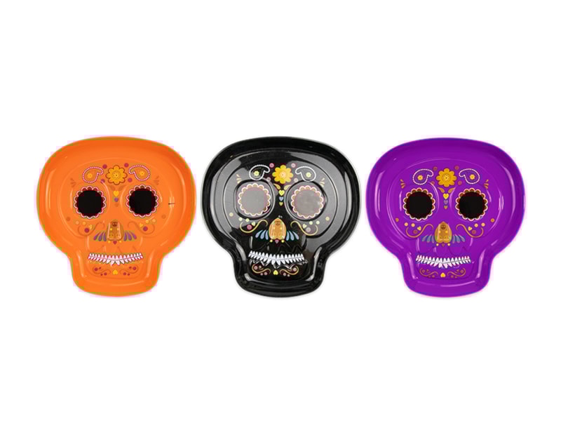 Halloween Sugar Skull Tray Halloween Sugar Skull Tray