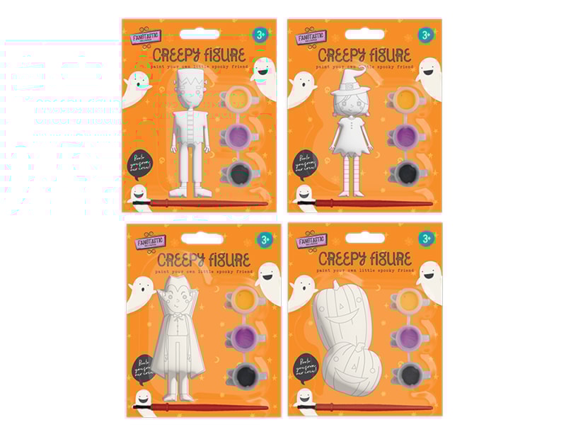 Wholesale Paint Your Own Halloween Figures | Gem Imports Wholesale Paint Your Own Halloween Figures | Gem Imports