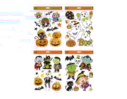 Wholesale Halloween Glitter Window Stickers