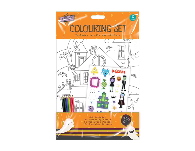Wholesale Halloween colouring set Wholesale Halloween colouring set