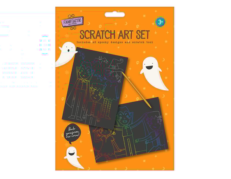 Wholesale Halloween scratch art set Wholesale Halloween scratch art set