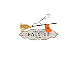Wholesale Halloween Haunted Home Plaque Wholesale Halloween Haunted Home Plaque