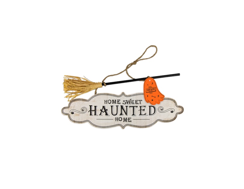 Wholesale Halloween Haunted Home Plaque Wholesale Halloween Haunted Home Plaque