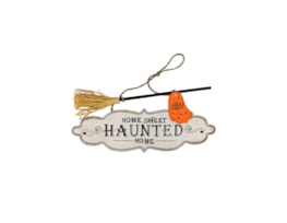 Wholesale Halloween Haunted Home Plaque Wholesale Halloween Haunted Home Plaque