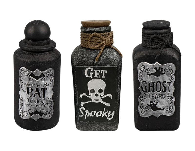 Wholesale Halloween Cement Potion Bottle Decoration Wholesale Halloween Cement Potion Bottle Decoration