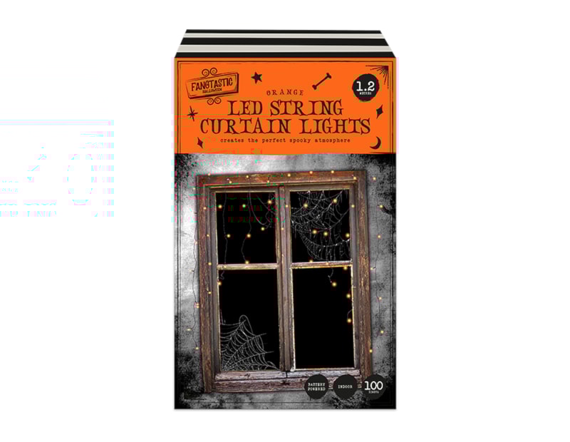 Wholesale Orange LED string light curtain 1.2 x 1.2m Wholesale Orange LED string light curtain 1.2 x 1.2m