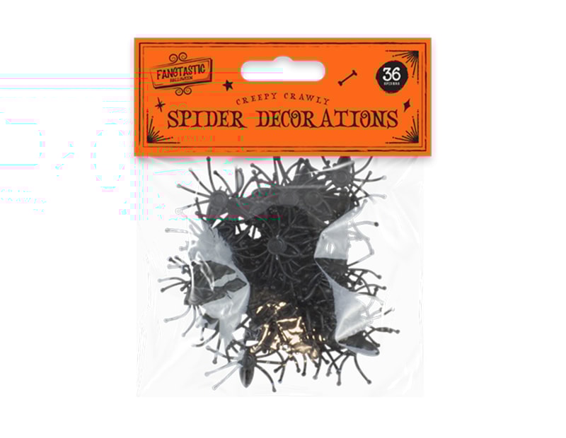Wholesale Halloween Glitter Spiders - 36pk | Gem imports Ltd Wholesale Halloween Glitter Spiders - 36pk | Gem imports Ltd