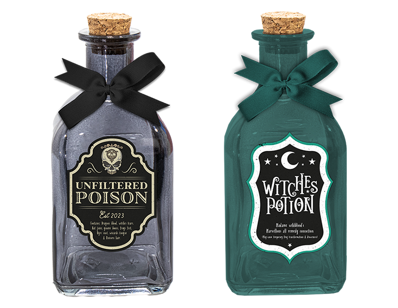 Wholesale Halloween Glass Decorative Potion Bottles
