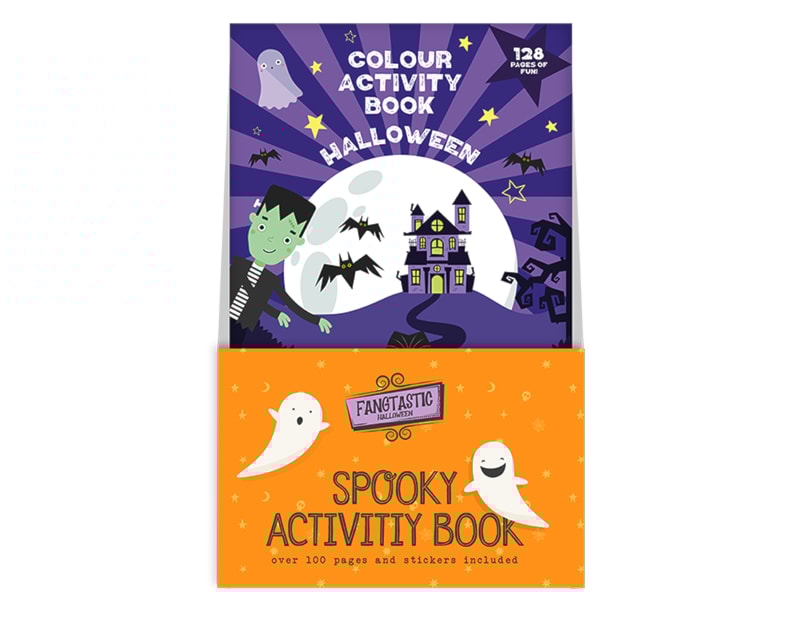 Wholesale Halloween Colour & Activity Book with Stickers CDU Wholesale Halloween Colour & Activity Book with Stickers CDU