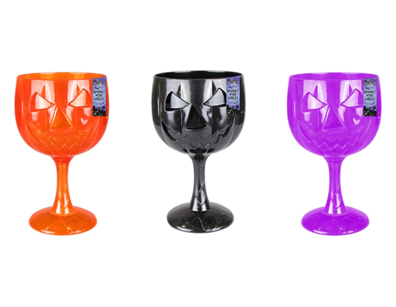 Wholesale Spooky Halloween Plastic Wine Goblet Wholesale Spooky Halloween Plastic Wine Goblet
