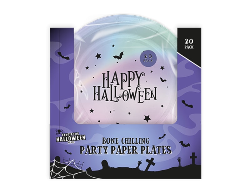 Wholesale Holographic Paper Plates 20pk CDU Wholesale Holographic Paper Plates 20pk CDU