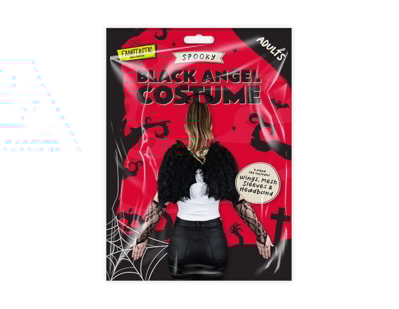 Wholesale Adult's Black Angel Costume Wholesale Adult's Black Angel Costume