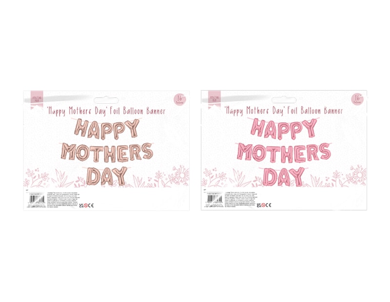 Wholesale Happy Mother's Day foil Balloon Banner Wholesale Happy Mother's Day foil Balloon Banner
