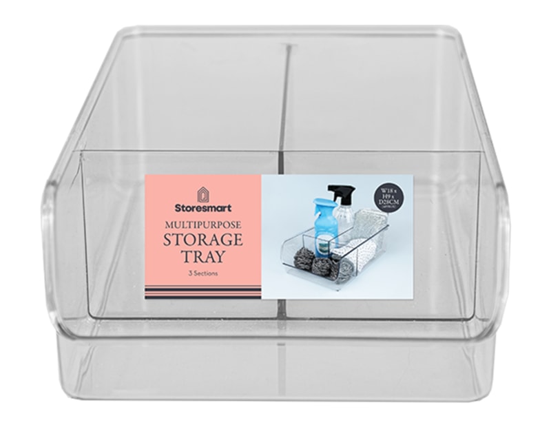 Wholesale Multipurpose 3 Section Storage Tray Wholesale Multipurpose 3 Section Storage Tray