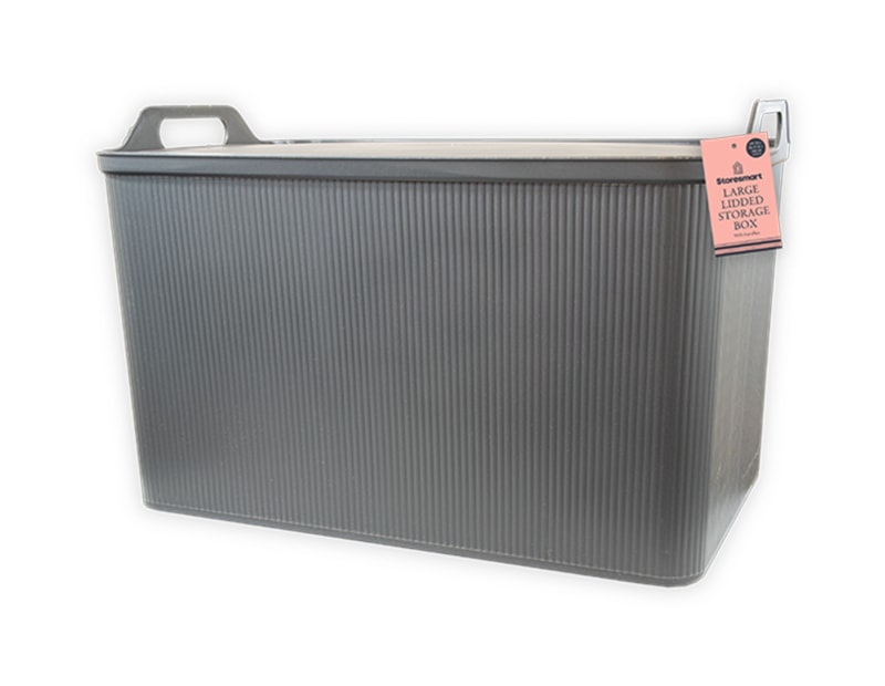 Wholesale Large Lidded Storage Box with Handles 29X30.3X44cm Wholesale Large Lidded Storage Box with Handles 29X30.3X44cm