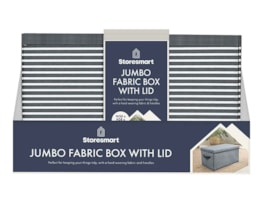 Wholesale Jumbo Fabric Box with Lid 28X50X30CM CDU Wholesale Jumbo Fabric Box with Lid 28X50X30CM CDU