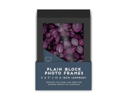 Wholesale Black Block Photo Frame 5 X 7" 1pk CDU Wholesale Black Block Photo Frame 5 X 7" 1pk CDU