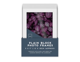 Wholesale White Block Photo Frame 5 X 7" 1pk CDU