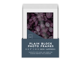 Wholesale White Block Photo Frame 5 X 7" 1pk CDU