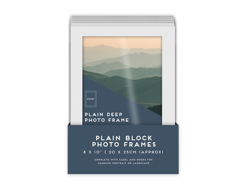 Wholesale White Photo Frame 8 X 10" 1pk CDU Wholesale White Photo Frame 8 X 10" 1pk CDU