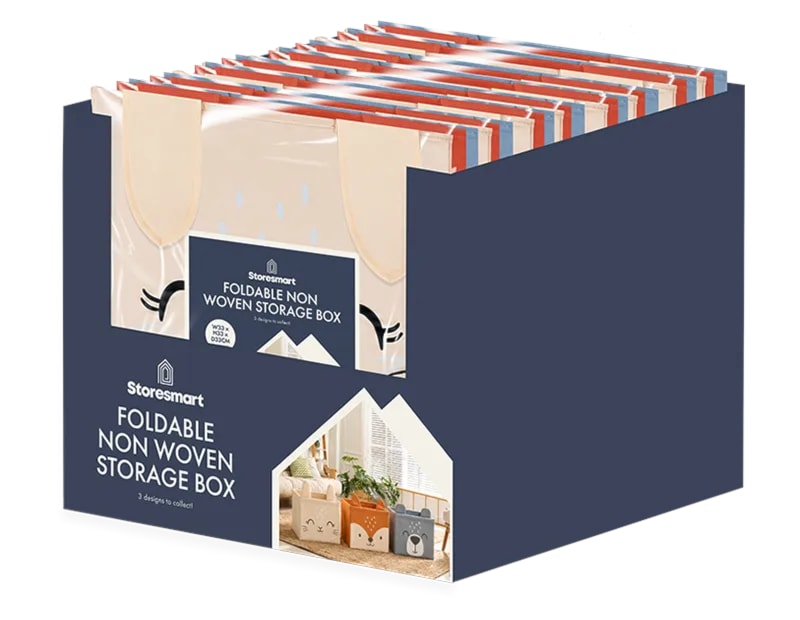 Wholesale Kids Animal Storage Box 33cm x 33cm x 33cm CDU Wholesale Kids Animal Storage Box 33cm x 33cm x 33cm CDU