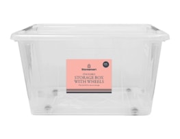 Wholesale Clip Lid Storage Box With Wheels 60L Wholesale Clip Lid Storage Box With Wheels 60L