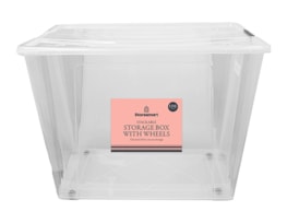 Wholesale Clip Lid Storage Box With Wheels 120L Wholesale Clip Lid Storage Box With Wheels 120L