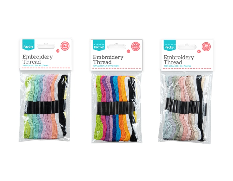 Wholesale Embroidery Thread 20pk Wholesale Embroidery Thread 20pk