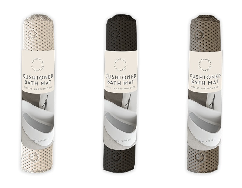 Wholesale Cushioned Bath Mat - (L) 90.5cm x (w) 43.5cm Wholesale Cushioned Bath Mat - (L) 90.5cm x (w) 43.5cm