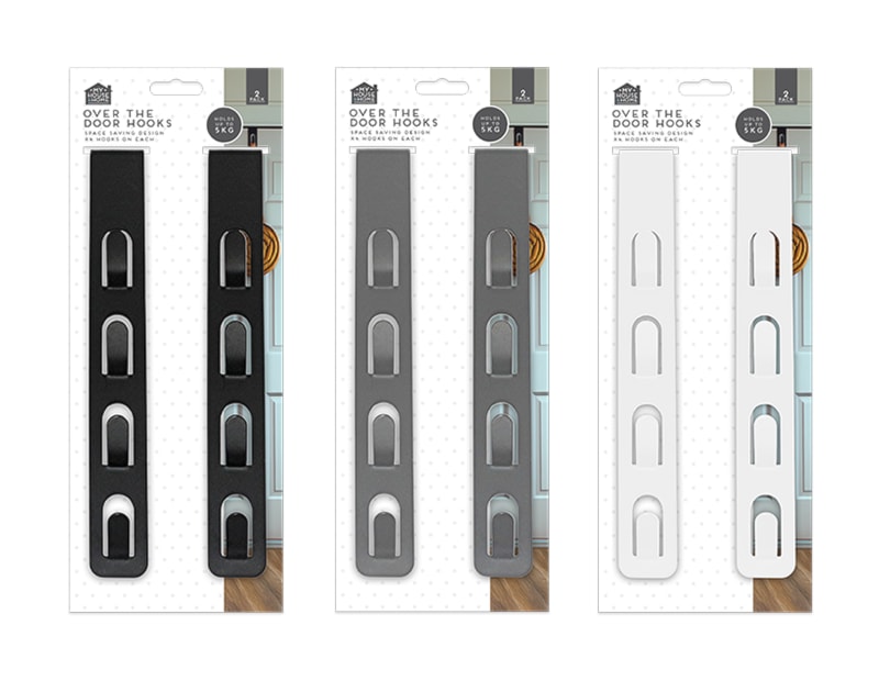 Wholesale Long Over The Door Hooks 2pk Wholesale Long Over The Door Hooks 2pk