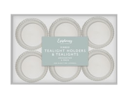 Wholesale Ribbed Tealight Holders With Tealights Wholesale Ribbed Tealight Holders With Tealights