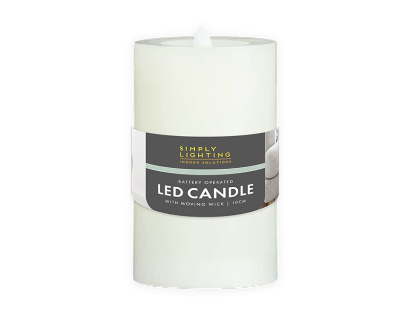 Wholesale LED Moving Wick Candle 10cm Wholesale LED Moving Wick Candle 10cm