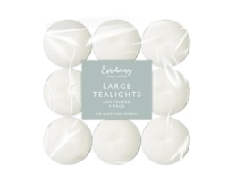 Wholesale Large Tealights 9pk