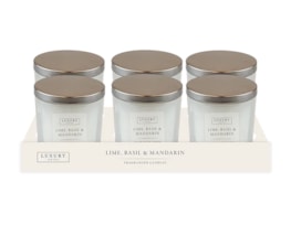 Wholesale Lime, Basil And Mandarin Luxury Candle