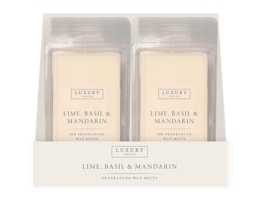 Wholesale Lime, Basil And Mandarin Wax Melts 8PK CDU Wholesale Lime, Basil And Mandarin Wax Melts 8PK CDU