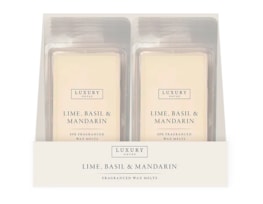 Wholesale Lime, Basil And Mandarin Wax Melts 8PK CDU