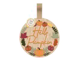 Wholesale Autumnal Hanging Plaque 30cm