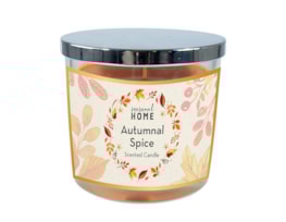 Wholesale Autumnal Spiced Candle with Mirrored Lid Wholesale Autumnal Spiced Candle with Mirrored Lid