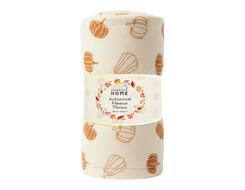 Wholesale Autumnal Fleece Throw 130 x 150cm Wholesale Autumnal Fleece Throw 130 x 150cm