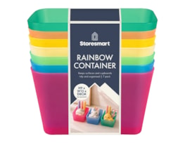 Wholesale Rainbow Container Box 12.7*8.5*7.5cm 7pk