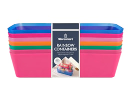 Wholesale Rainbow Container Box 25.6*8.7*7.5cm 7pk