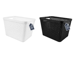 Wholesale Plastic Storage Basket With Handle 35.5*29*21.5cm 18L