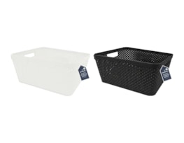 Wholesale Plastic Storage Basket With Handle 35.5*29*15cm 13L Wholesale Plastic Storage Basket With Handle 35.5*29*15cm 13L