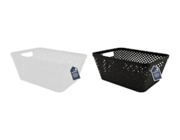 Wholesale Plastic Storage Basket With Handle 29*23*13cm 4L