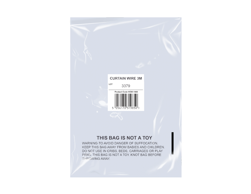 Wholesale Curtain Wire In Mail Order Bag