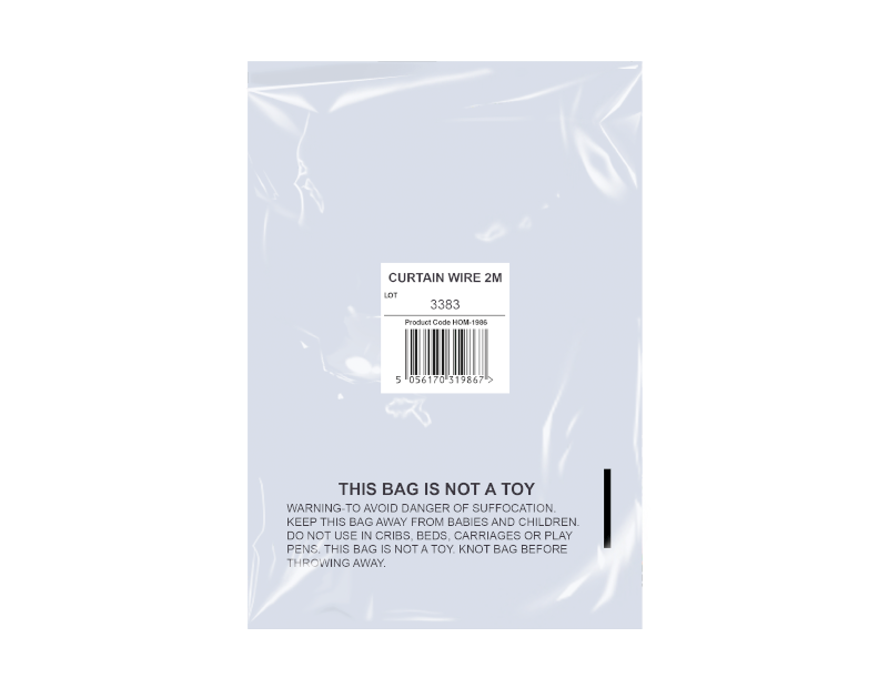 Wholesale Curtain Wire In Mail Order Bag