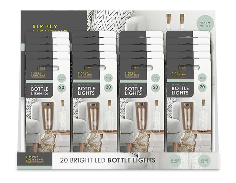 Wholesale Bottle Top String Lights CDU Wholesale Bottle Top String Lights CDU