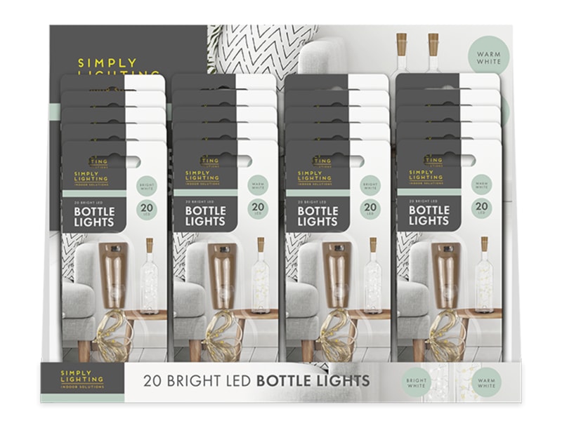 Wholesale Bottle Top String Lights CDU Wholesale Bottle Top String Lights CDU