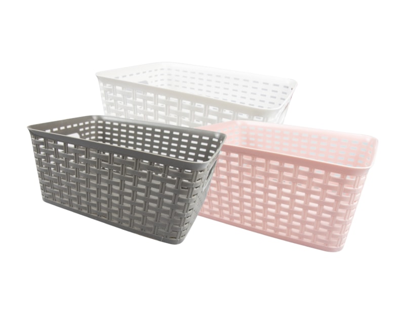 Wholesale Plastic Rattan Effect Storage Baskets Wholesale Plastic Rattan Effect Storage Baskets